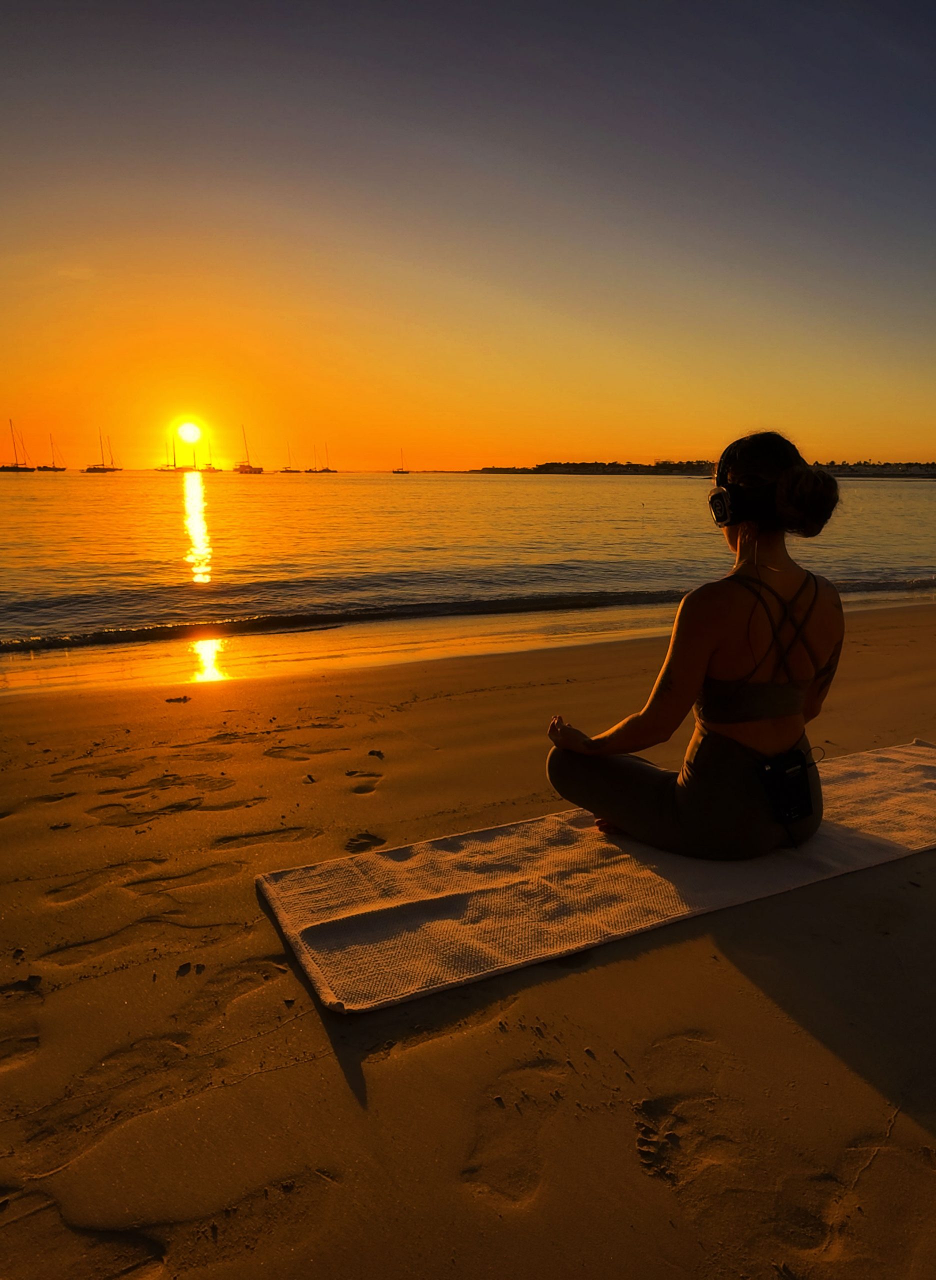 Yoga Teacher Sunrise Corralejo Fuerteventura