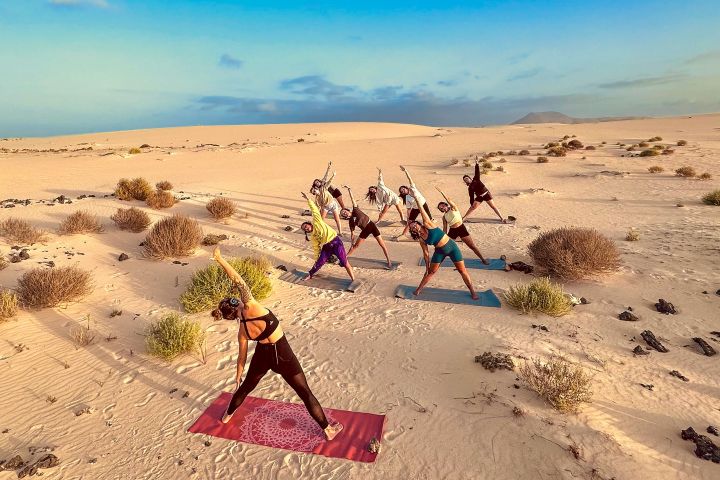 Sunrise Yoga Corralejo Dunes Beach